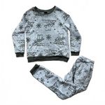 Star Wars  Grogu Sweatshirt Pants Plush Lounge Set Mandolorian Women's Size Small Photo 0