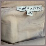 Moon River Beige Eyelet Ruffle Hem Midi Skirt Womens Medium Summer Photo 4