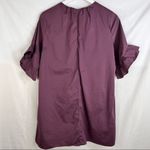 THML Anthropologie Womens Romper/Dress Sz S Bell Sleeve Plum Color Casual Beach Photo 5