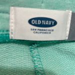 Old Navy  Womens Lounge Terry Cloth Shorts L Green Drawstring Pockets Raw Hem Y2K Photo 4