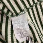 FLAMINGO URBAN, Green & Ivory striped dress, Sz L Size L Photo 2