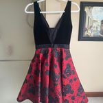 Ellie Wilde Homecoming Dress Black And Red Short Photo 1