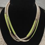 Forever 21  Gold & Green Necklace Photo 1