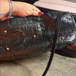 Brahmin  Louise Rose croc-embossed leather satchel with gold-tone hardware Photo 6