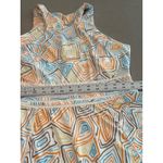 Eleven by Venus Williams Dress Sleeveless Geometric Print Fitted Waist White Size L Photo 3