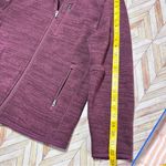 UNTUCKIT KEZOH Full Zip Fleece Lined Jacket Sweatshirt Maroon Outdoor Warm Comfy Purple Photo 6
