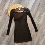 For Love & Lemons  skivvies mesh metallic mini dress women’s size XS‎ Photo 2