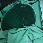 Fiesta Emerald Green Velvet Gown Size XL Long Sleeve Draped Wrap Maxi Dress VTG Photo 9