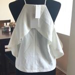 Mare Mare Ciana Cold Shoulder Ruffled Blouse Size L Photo 7