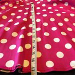 Pinup girl hot pink and white polkadot dress Photo 6
