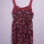 Free People Silk Babydoll Sundress Women L Pink Smocked Boho Preppy Beach Resort Photo 3