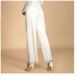 Lulus  Level of Love High Waisted White Lace Pants Size Medium Photo 1