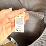 Aritzia Babaton Sculpt Knit High Neck Tank Low Back Top L Gray / Blue Photo 5