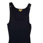 Lulumari Anthropologie Dress Womens Medium Black Gray 100% Cotton Y2K Photo 1