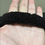 From India To You | Mini Black Beaded Bag w/ Floral Accents Photo 6