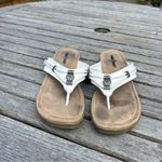 Minnetonka  Women's Silverthorne Thong‎ Sandal white size 9 Photo 8