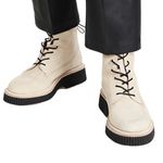 Rag and Bone NWT  Boots Sloane Lace-Up Boot Paloma Beige Suede Shoes Women’s Size 8 Photo 2