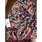 Festival Western Boho Cowgirl Jumpsuit Women Small Paisley Coquette Colorful Black Photo 7