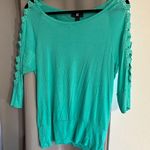 Iz Byer Teal Is Byer Blouse  Photo 0