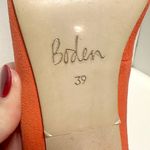 *RARE* Boden Ghillie Heeled Loafers Orange Size 8 Photo 10