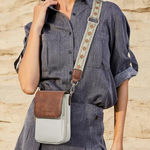 Bostanten Small Crossbody Cell Phone Purse Brown Photo 0