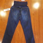 SONG Maternity Denim Capris Small Blue Photo 1