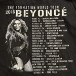 Hanes THE FORMATION WORLD TOUR 2016 BEYONCÉ tour tshirt size large small bleach stain Photo 7