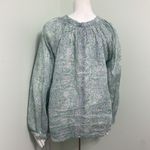 Clara The Label Green Floral Cotton Top XL Photo 5