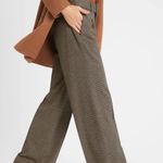 Banana Republic Wool Blend Plaid Wide Leg Flannel Pant Size 4 Photo 0