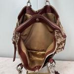 Coach  17806M Chelsea Signature Jayden Carryall Satchel Beige Brown Medium Silver Photo 12