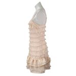 Princess Polly  Pink Sleeveless Fringe Tiered Ruffle Cami A Line Mini Dress Sz 4 Photo 1