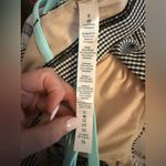 Lululemon 2015 Energy Bra Gingham White Black/Tranquil Blue Sz 8 Extremely Rare Photo 8