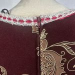 Vintage Charades Contessa Small Renaissance Baroque Costume Burgundy Whimsigoth Brown Photo 8