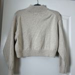 Aritzia Harper Mock Neck Sweater Heather Birch XS Photo 2