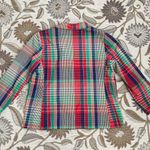 Vintage Plaid Blazer Suit Jacket 40 L Large XL Red Photo 3