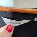 Athleta  Womens black T-Shirt pullover short sleeve Dress  casual style 70378 XS Photo 4