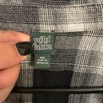 Target Wild Fable Plaid Top flannel flowy Photo 3
