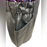 ZARA  Faux Leather Mini Skirt‎ With Side Pockets Size M Photo 9