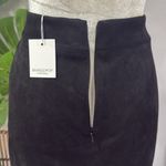 MANGOPOP nwt //  faux suede skirt with front detail Photo 3