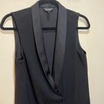 Topshop  Shiny Collar Oversized Button Vest Photo 3