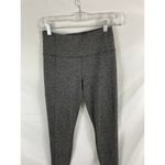 Athleta Delancey Herringbone Tight Leggings, Black /Abalone Grey XS Photo 3