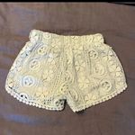 Altar'd State Pastel Green Crochet Shorts Photo 2