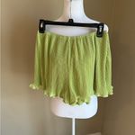 Vestique Lime Green Pleated shorts nwt Photo 3