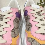 Gucci Authentic GG Supreme Monogram Perforated Womens Platform 55mm Sneaker 41 Photo 6