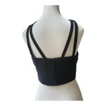 B Darlin B. Darlin Crop Top Beaded Mermaidcore Mermaid Padded Lined Size M 7/8 Fa…​ Photo 4