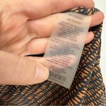 David Lerner  X Evereve Brown & Black Printed Long Sleeve Blouse Women’s M Shirt Photo 6