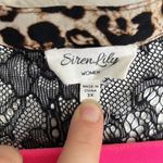 Siren Lily EUC  Woman Cheetah Leopard Lace Blouse sz 3x Photo 2