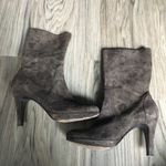 Ann Taylor suede leather 3” platform heeled Boots Photo 5