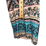 Wonderly  plus size Spanish Villa border print floral pants slit on side of legs Photo 3
