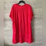 Nite Images 1X Red Lace‎ Trimmed Nightgown Sleepwear Lingerie Plus Size Photo 2